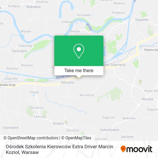 Ośrodek Szkolenia Kierowców Extra Driver Marcin Kozioł map