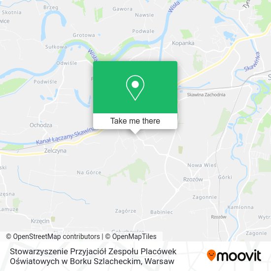 Stowarzyszenie Przyjaciół Zespołu Placówek Oświatowych w Borku Szlacheckim map