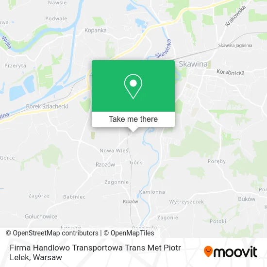 Карта Firma Handlowo Transportowa Trans Met Piotr Lelek