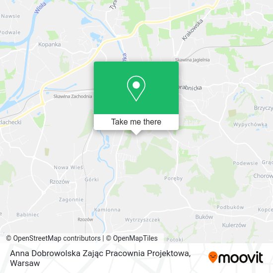 Карта Anna Dobrowolska Zając Pracownia Projektowa