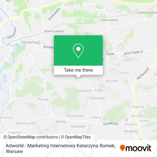 Adworld - Marketing Internetowy Katarzyna Romek map