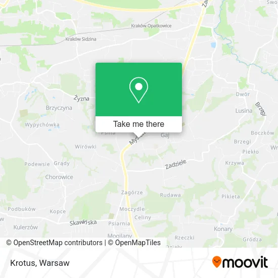 Krotus map