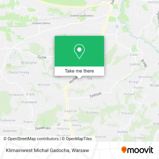 Карта Klimainwest Michał Gadocha