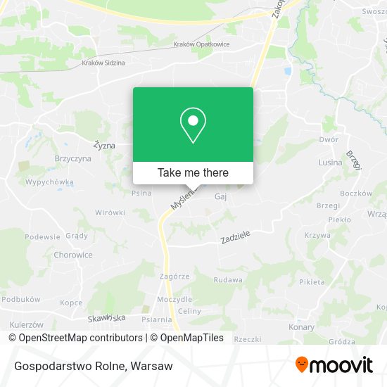 Gospodarstwo Rolne map