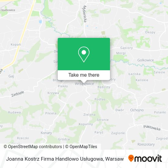 Joanna Kostrz Firma Handlowo Usługowa map