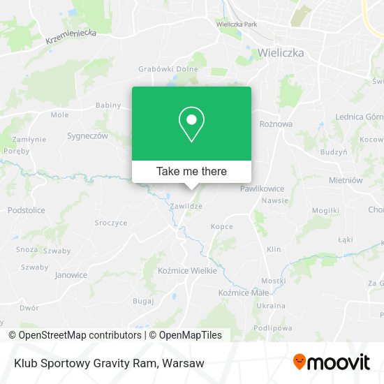 Klub Sportowy Gravity Ram map