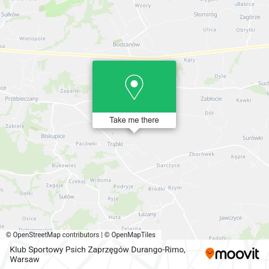 Klub Sportowy Psich Zaprzęgów Durango-Rimo map