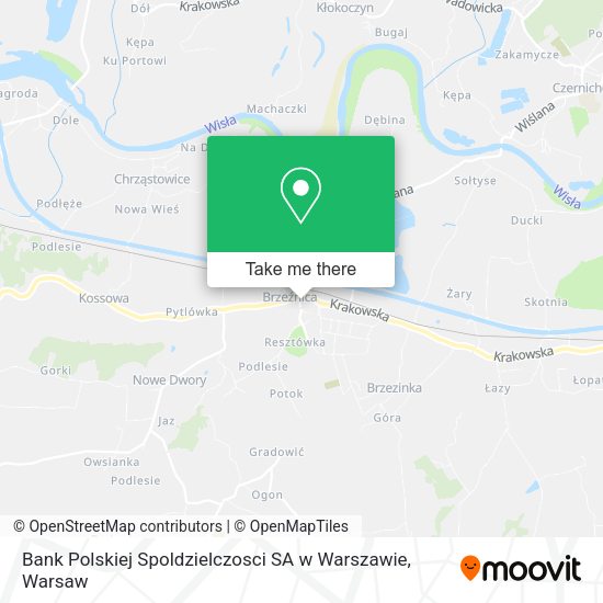 Bank Polskiej Spoldzielczosci SA w Warszawie map