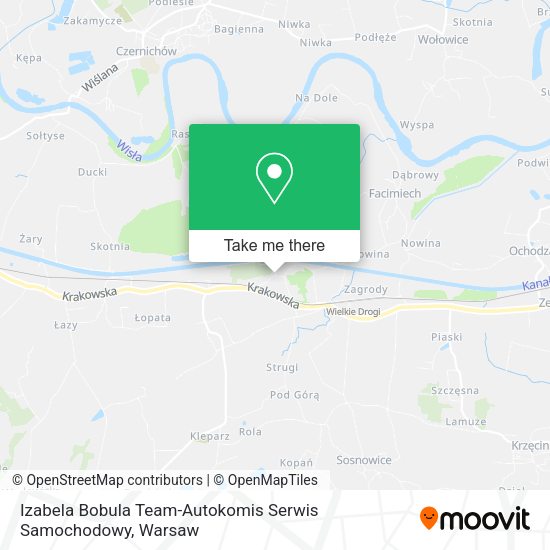 Izabela Bobula Team-Autokomis Serwis Samochodowy map