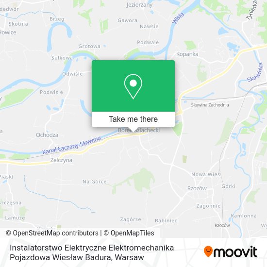 Instalatorstwo Elektryczne Elektromechanika Pojazdowa Wiesław Badura map