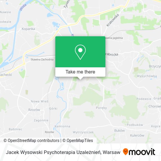 Карта Jacek Wysowski Psychoterapia Uzależnień