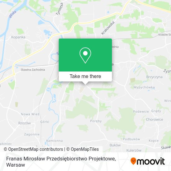 Franas Mirosław Przedsiębiorstwo Projektowe map