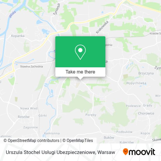 Urszula Stochel Usługi Ubezpieczeniowe map