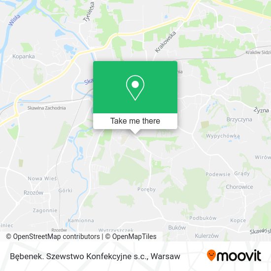 Bębenek. Szewstwo Konfekcyjne s.c. map