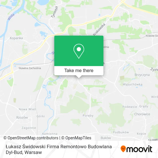 Карта Łukasz Świdowski Firma Remontowo Budowlana Dyl-Bud