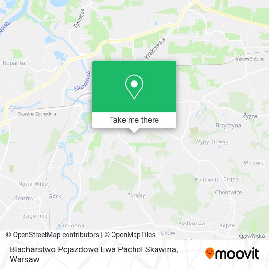 Blacharstwo Pojazdowe Ewa Pachel Skawina map