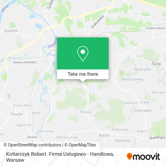 Карта Kotlarczyk Robert. Firma Usługowo - Handlowa
