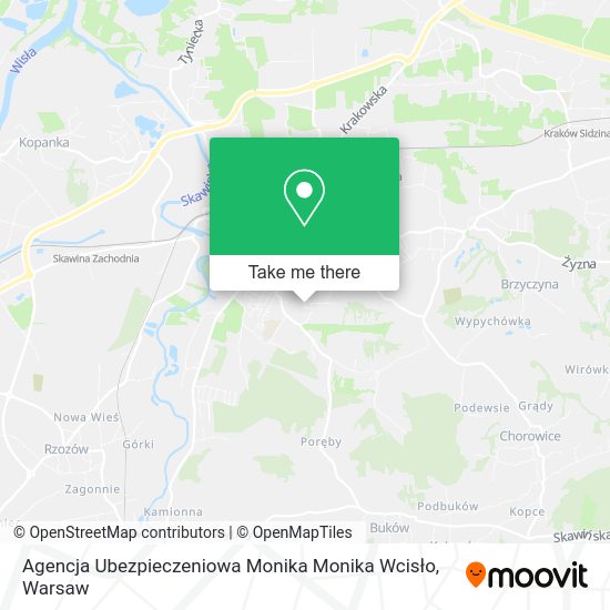 Agencja Ubezpieczeniowa Monika Monika Wcisło map