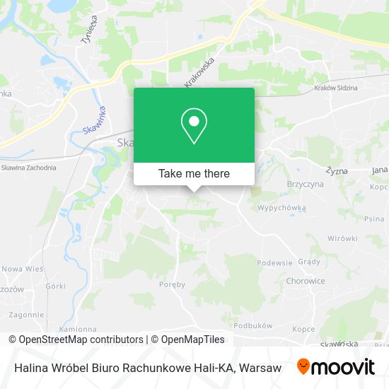 Halina Wróbel Biuro Rachunkowe Hali-KA map