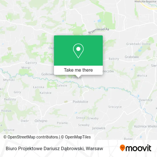 Карта Biuro Projektowe Dariusz Dąbrowski