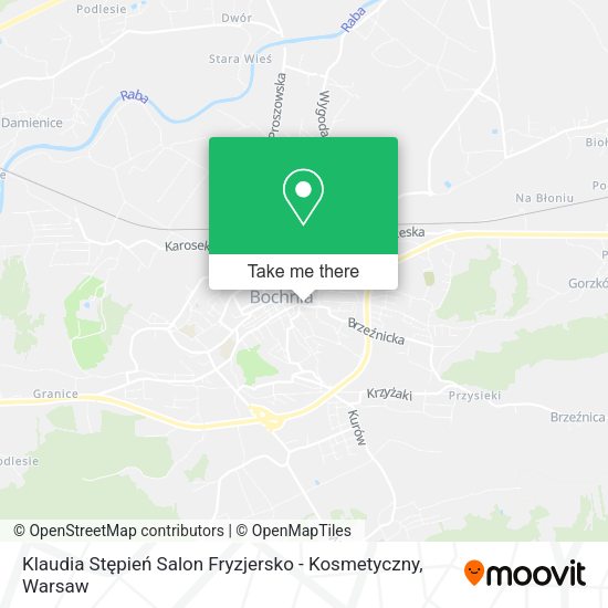 Klaudia Stępień Salon Fryzjersko - Kosmetyczny map