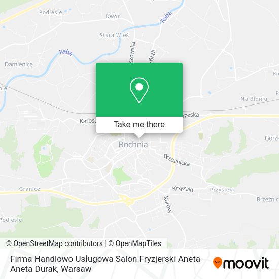 Firma Handlowo Usługowa Salon Fryzjerski Aneta Aneta Durak map