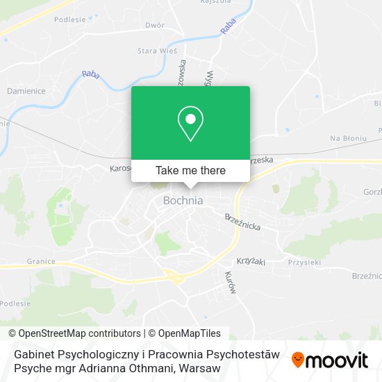 Gabinet Psychologiczny i Pracownia Psychotestãw Psyche mgr Adrianna Othmani map