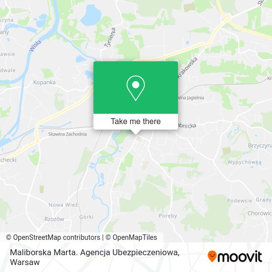 Maliborska Marta. Agencja Ubezpieczeniowa map