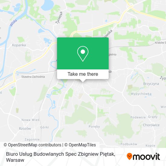 Biuro Usług Budowlanych Spec Zbigniew Piętak map