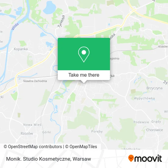Карта Monik. Studio Kosmetyczne