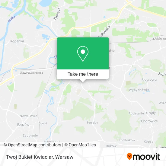 Карта Twoj Bukiet Kwiaciar