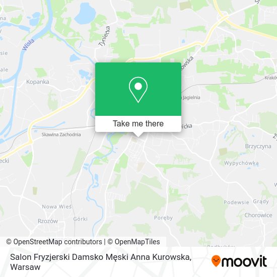 Salon Fryzjerski Damsko Męski Anna Kurowska map