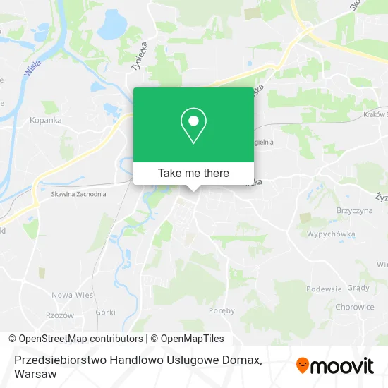 Карта Przedsiebiorstwo Handlowo Uslugowe Domax