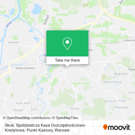 Skok. Spółdzielcza Kasa Oszczędnościowo-Kredytowa. Punkt Kasowy map