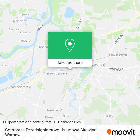 Compress Przedsiębiorstwo Usługowe Skawina map