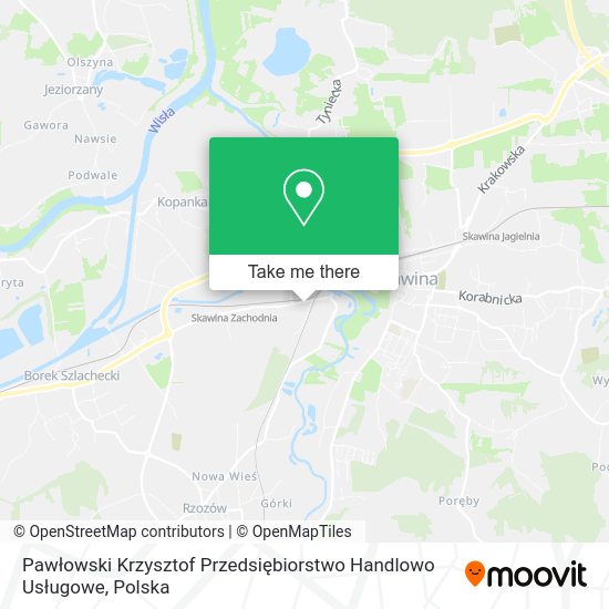 Pawłowski Krzysztof Przedsiębiorstwo Handlowo Usługowe map