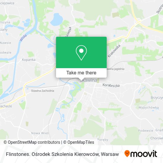 Flinstones. Ośrodek Szkolenia Kierowców map