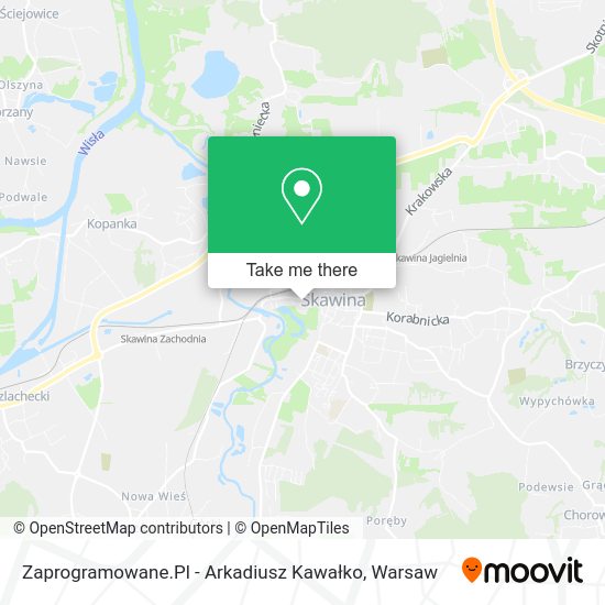 Zaprogramowane.Pl - Arkadiusz Kawałko map