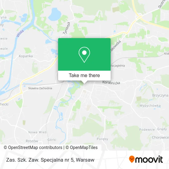 Карта Zas. Szk. Zaw. Specjalna nr 5