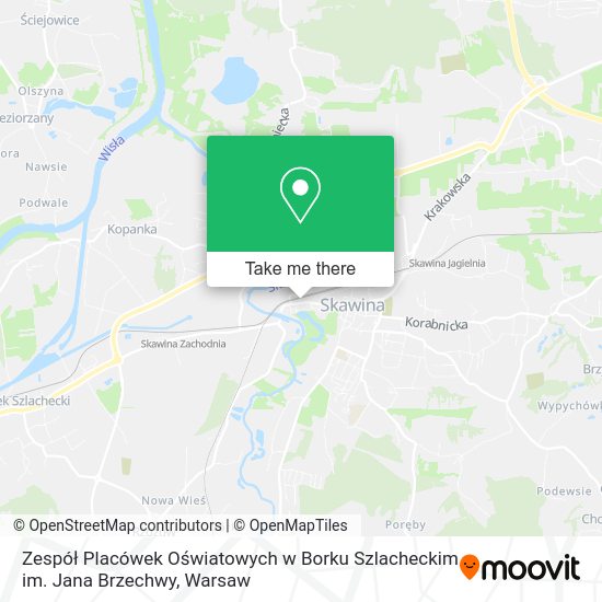 Zespół Placówek Oświatowych w Borku Szlacheckim im. Jana Brzechwy map