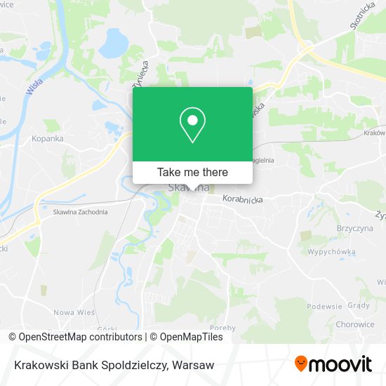 Krakowski Bank Spoldzielczy map