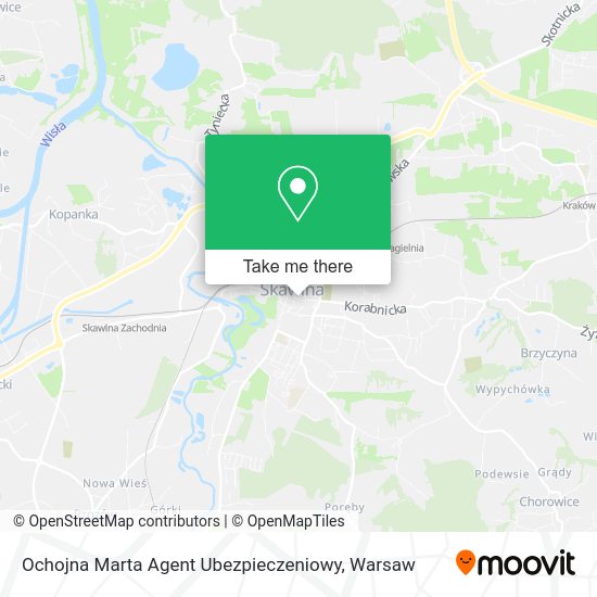 Ochojna Marta Agent Ubezpieczeniowy map