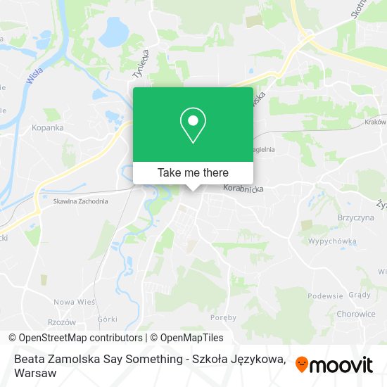 Beata Zamolska Say Something - Szkoła Językowa map