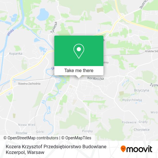 Kozera Krzysztof Przedsiębiorstwo Budowlane Kozerpol map