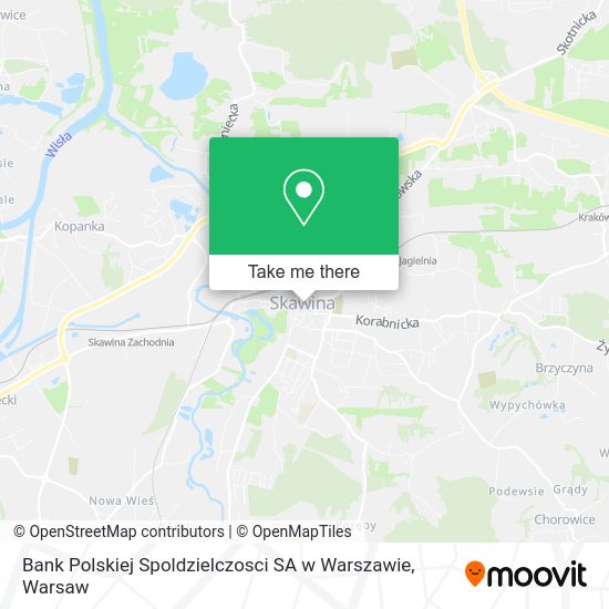 Bank Polskiej Spoldzielczosci SA w Warszawie map