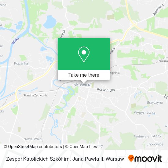 Zespół Katolickich Szkół im. Jana Pawła II map