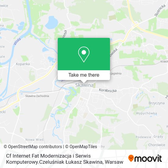 Cf Internet Fat Modernizacja i Serwis Komputerowy.Czeluśniak Łukasz Skawina map