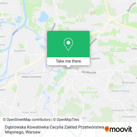 Dąbrowska Kowalówka Cecylia Zakład Przetwórstwa Mięsnego map