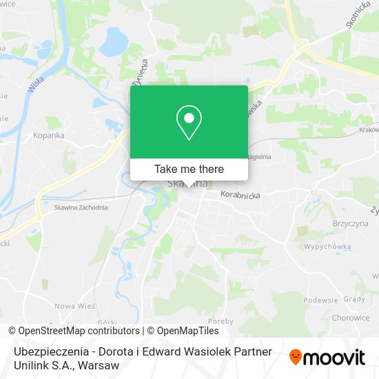 Ubezpieczenia - Dorota i Edward Wasiolek Partner Unilink S.A. map