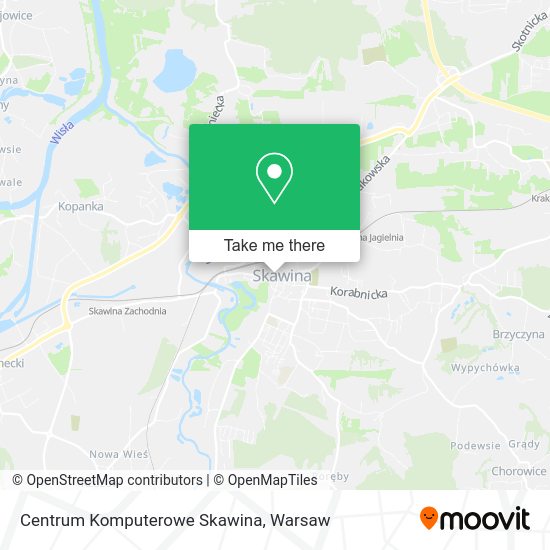 Centrum Komputerowe Skawina map